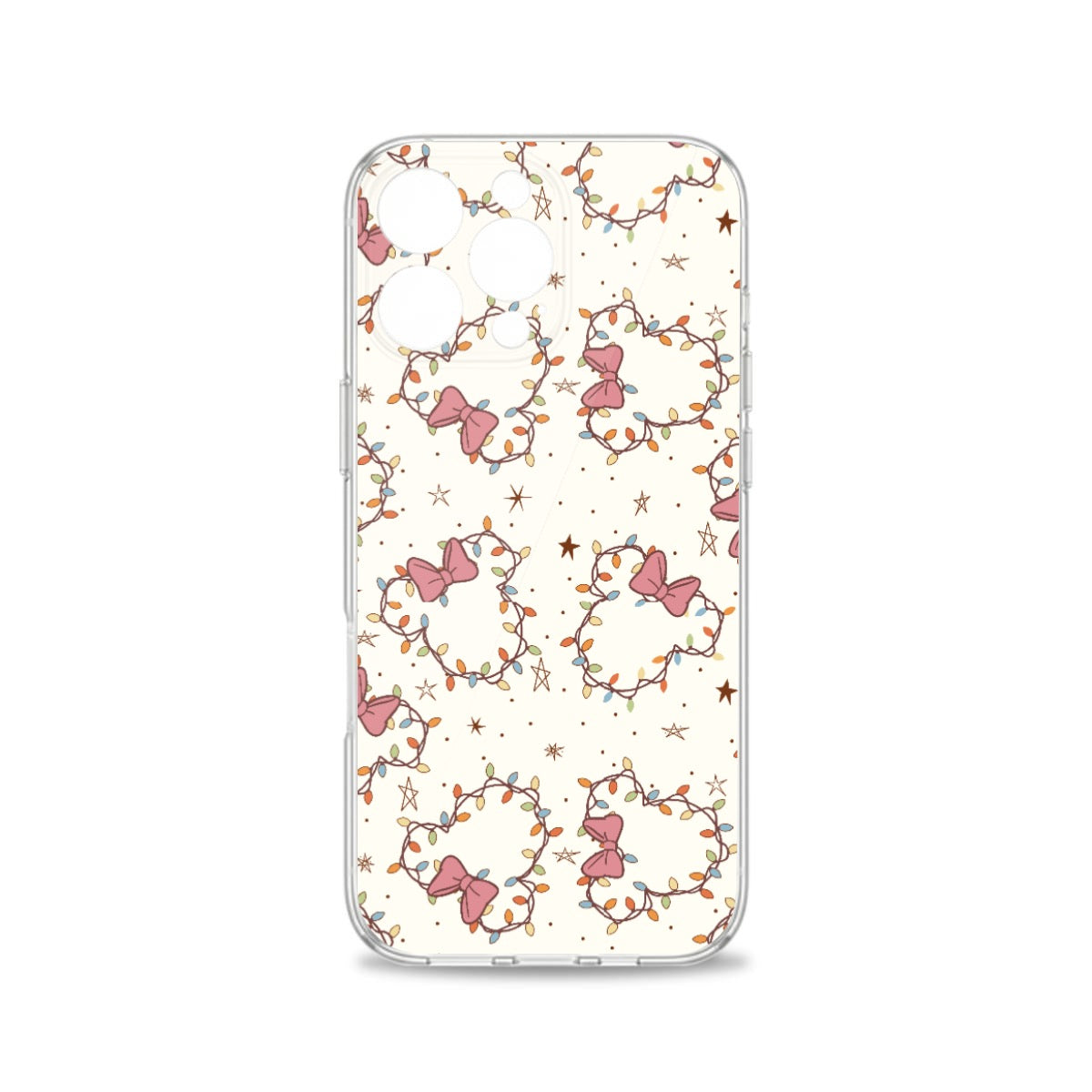Christmas Lights Minnie iPhone 16 Series Mobile Phone Case