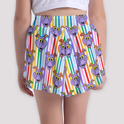 Striped Figgy Girls' Sports Culottes