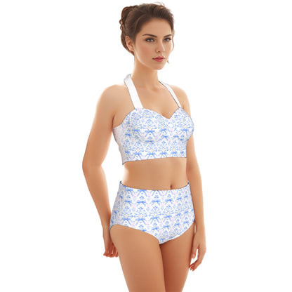 Charlotte Women's Swimsuit Set With Halter