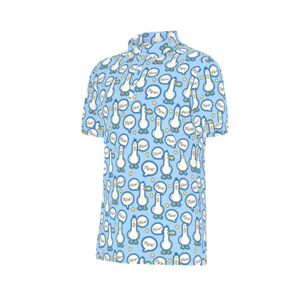 MINE! Men's Stretch Collar Polo Shirt