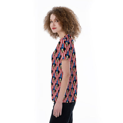 Sorcerer Stripes V-neck Women's T-shirt