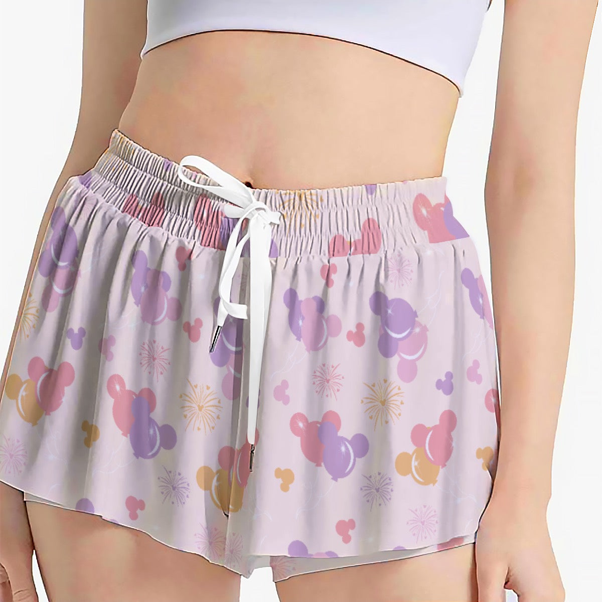 Pastel MM Balloons Women's Sport Skorts With Pocket