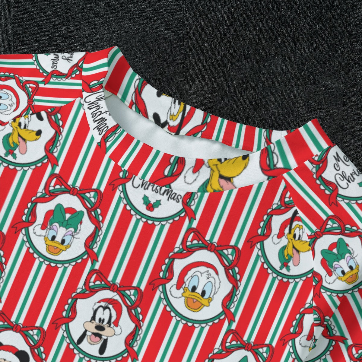 Classic Christmas Frames Kid's Raglan Sleeve Pajama Set