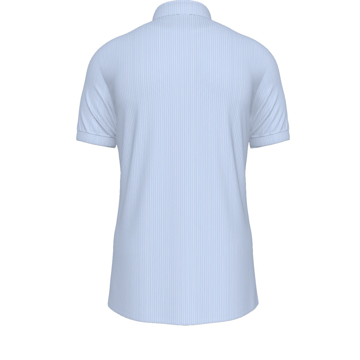 Blue Stripe Tigers Men's Stretch Collar Polo Shirt