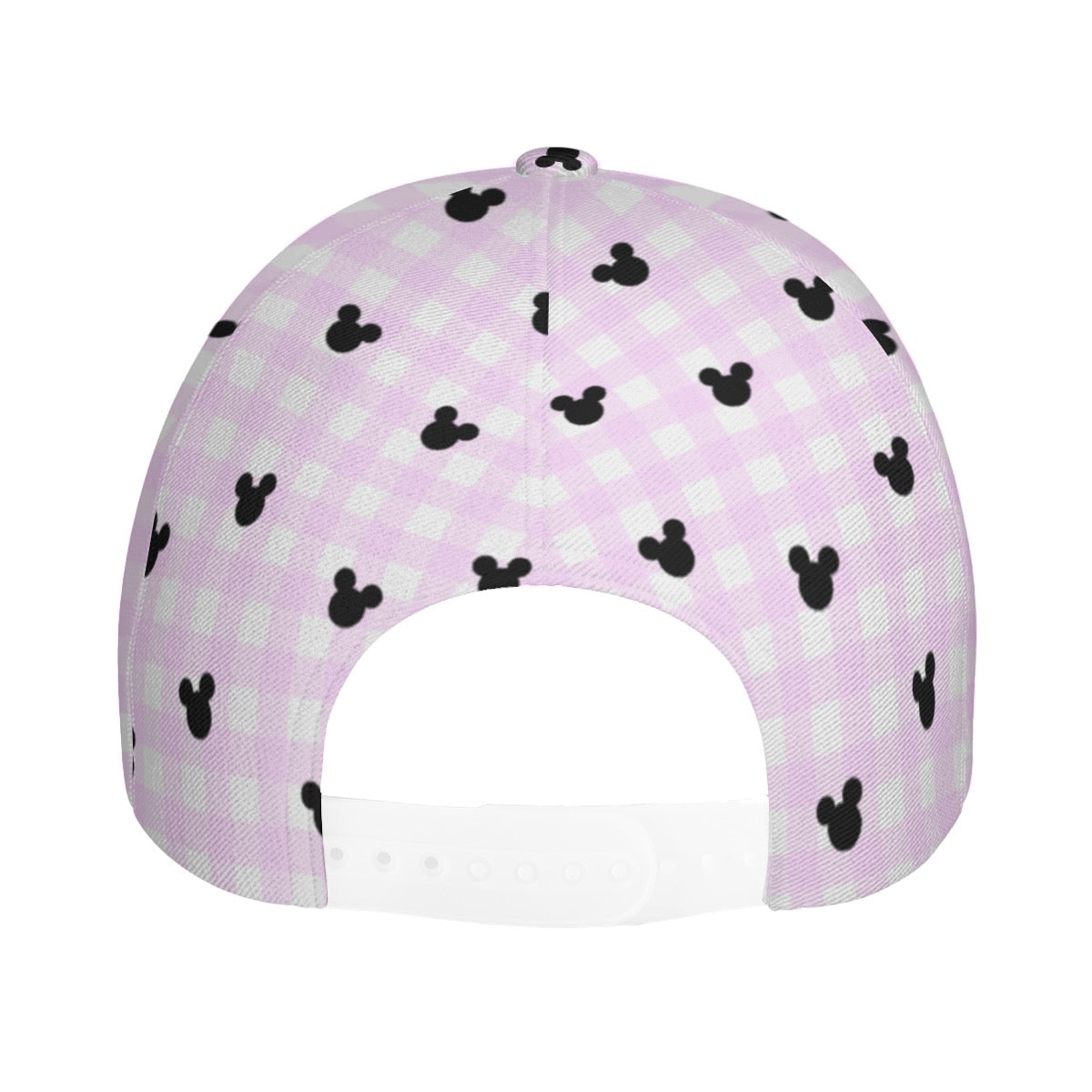 Bright Pink Gingham Cap