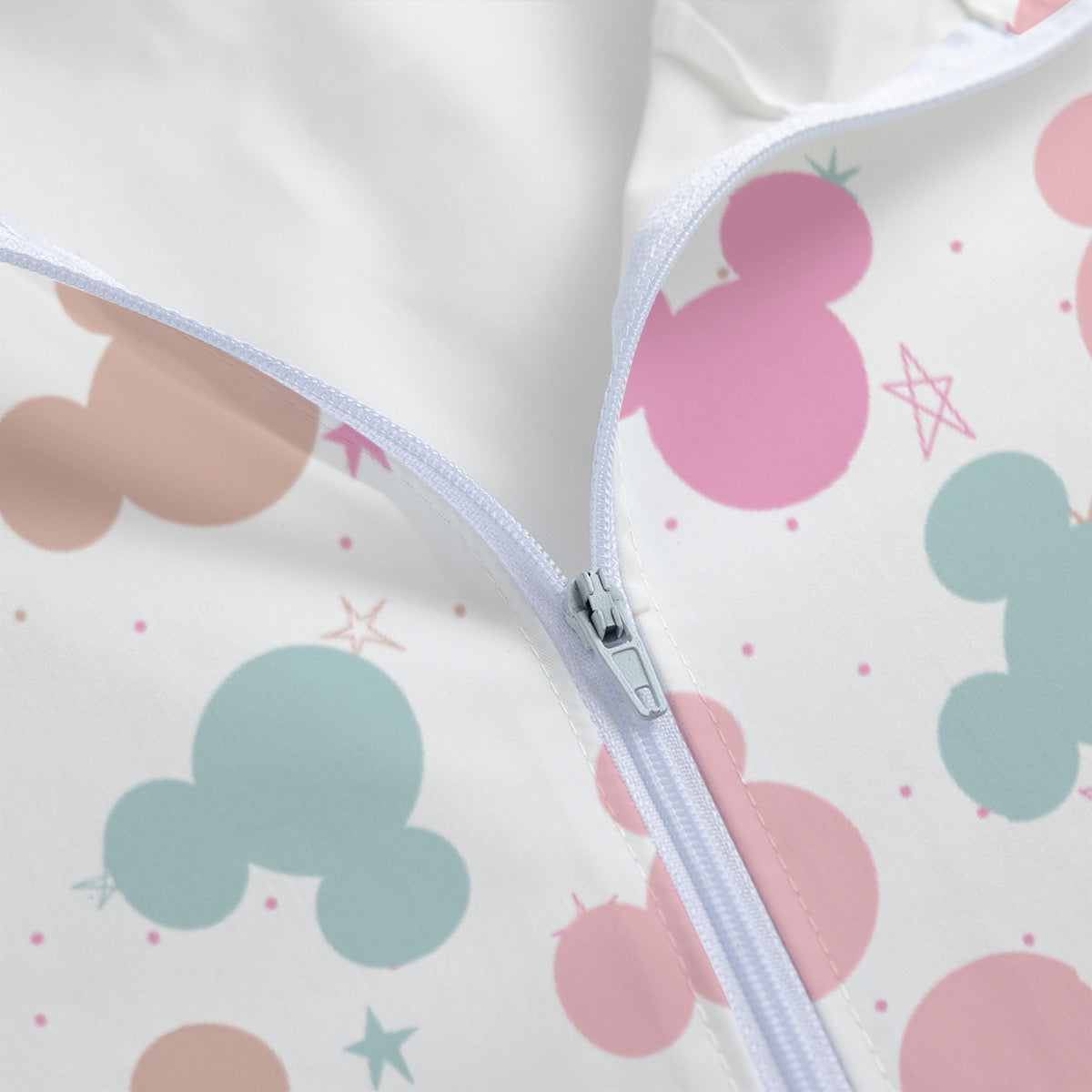 Colorful Minnie Unisex Windbreaker Long Jacket