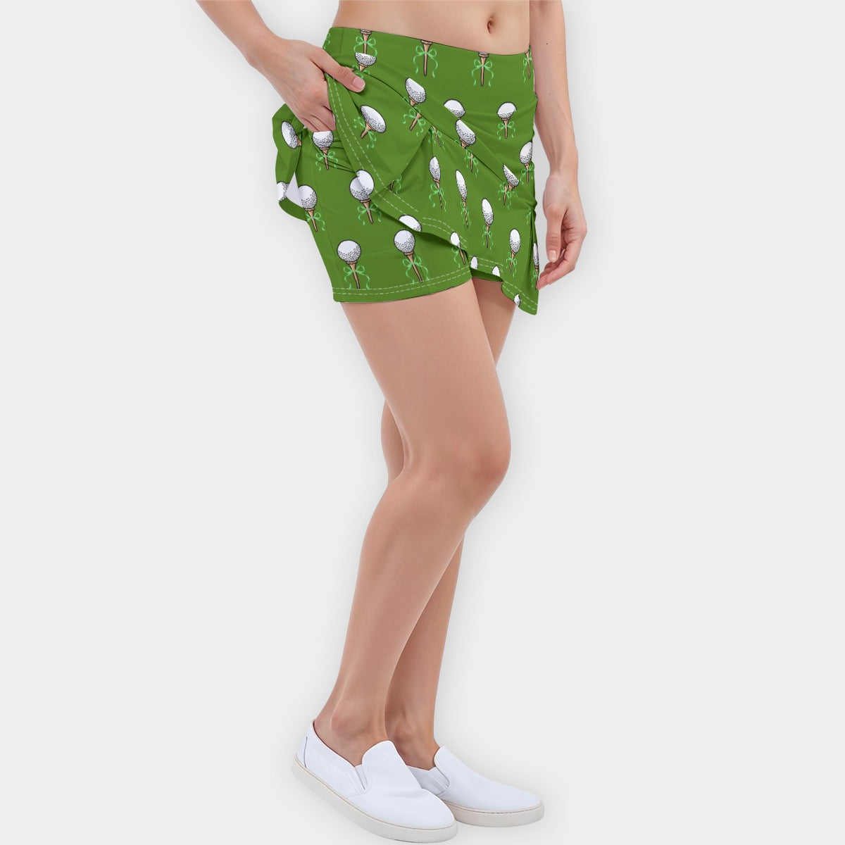 Bow Golf Tee Women's  Active Skort With Inner Shorts