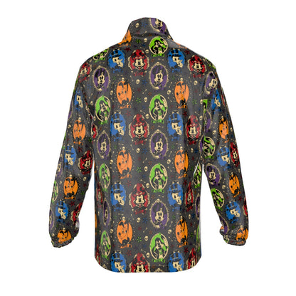 Not So Spooky Cameos Men's Zip-Up Jacket