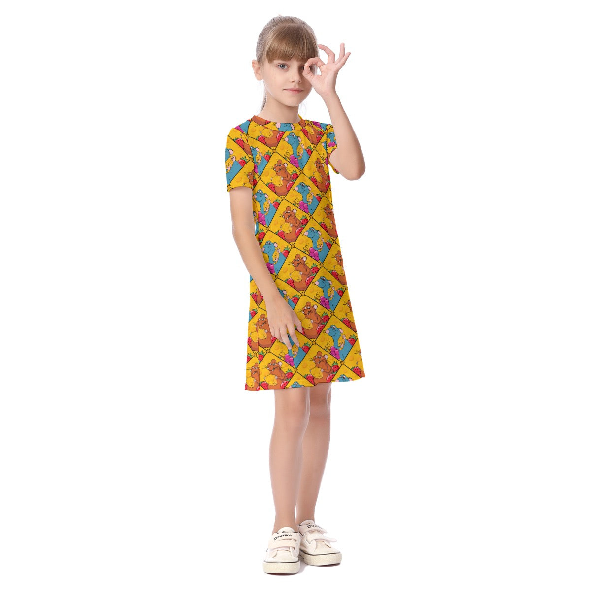 Chef Rat Kid's Short Sleeve Dress