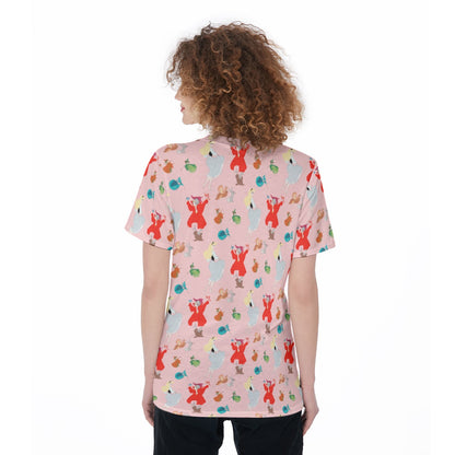 Briar & Friends Women's O-Neck T-Shirt|180 GSM Jersey