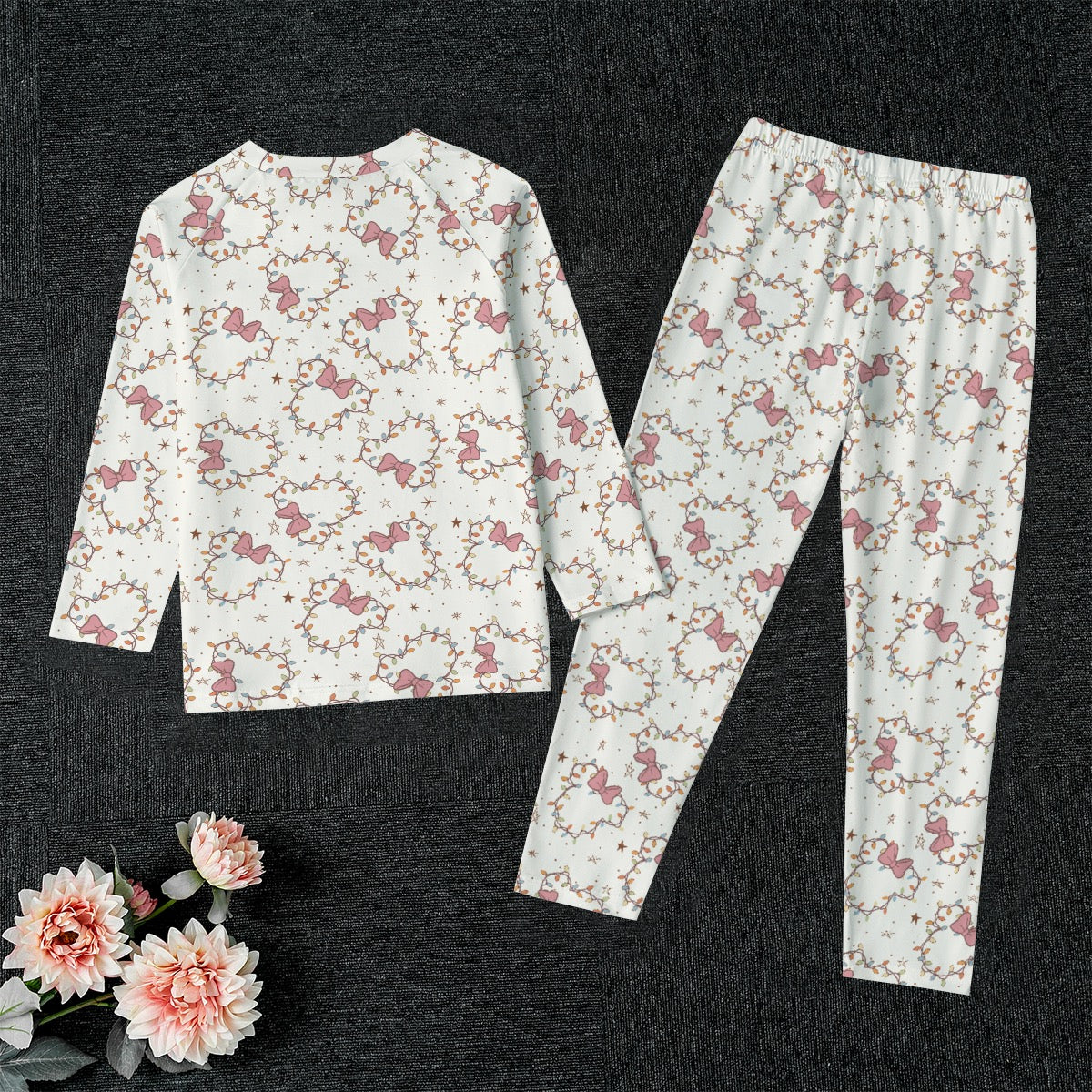 Minnie Lights Kid's Raglan Sleeve Pajama Set