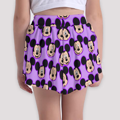Purple MM Girls' Sports Culottes
