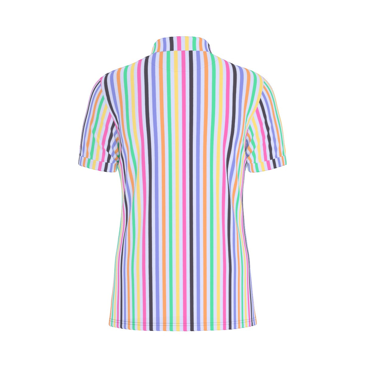 Ghost Ship Stripe Men's Stretch Collar Polo Shirt