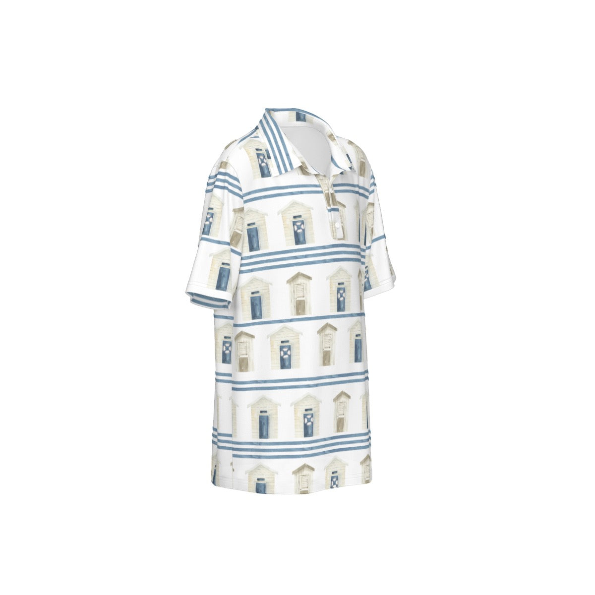 Striped Beach Houses Boy’s Polo Collar Jersey |210GSM