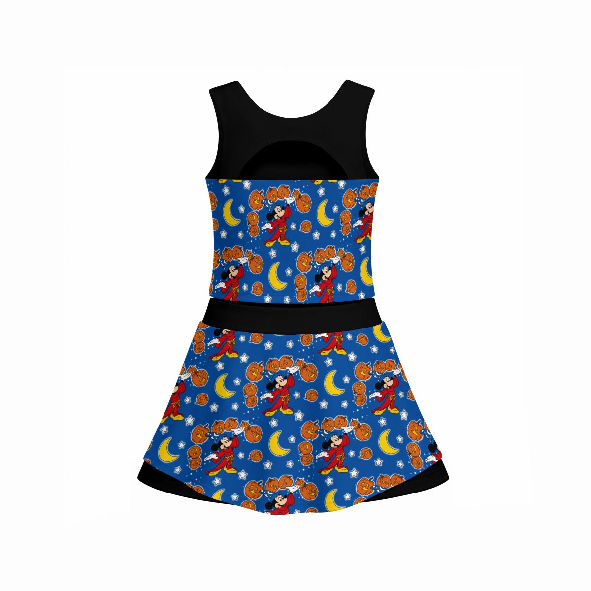 Pumpkin Sorcerer Women's Sports Tank & Skort Set
