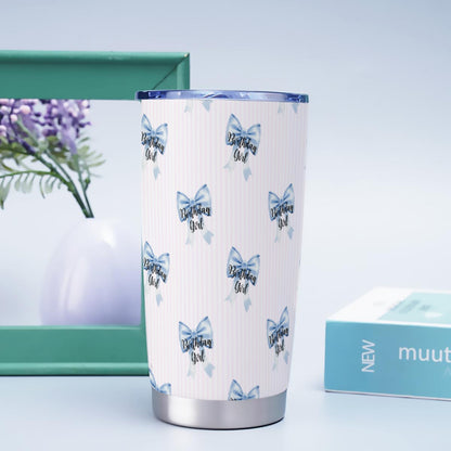 Birthday Girl Bow Tumbler 20oz