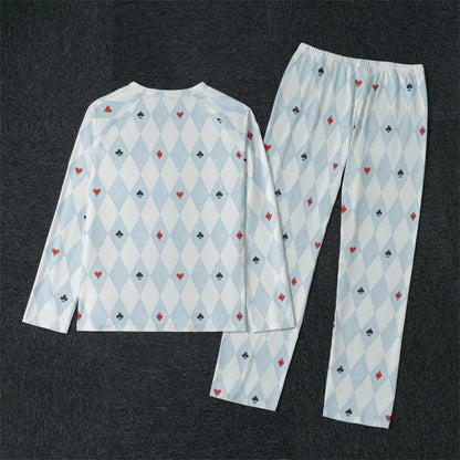 Alice Suited Men's Raglan Sleeve Pajamas With Wide Ankles