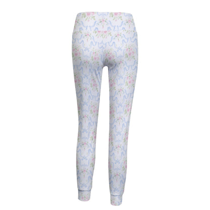 Grandmillenial Ribbon Women's Yoga Pants