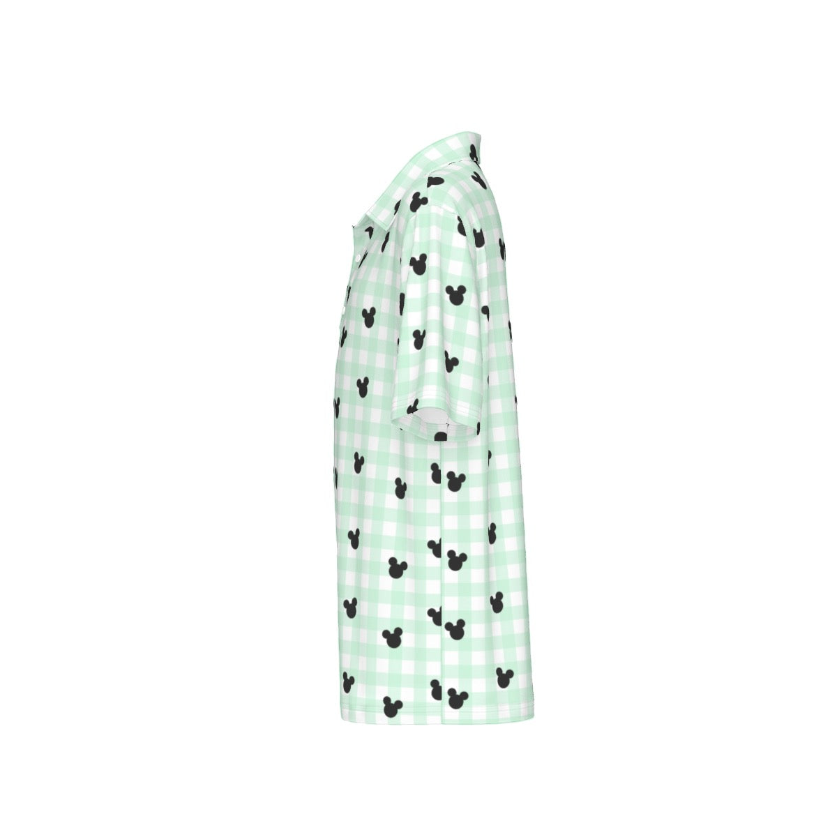 Green Gingham Boys Polo Collar Jersey |210GSM