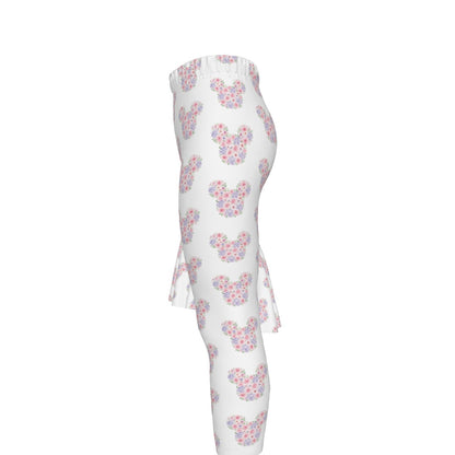 Floral Minnie Girls LS Pants Set