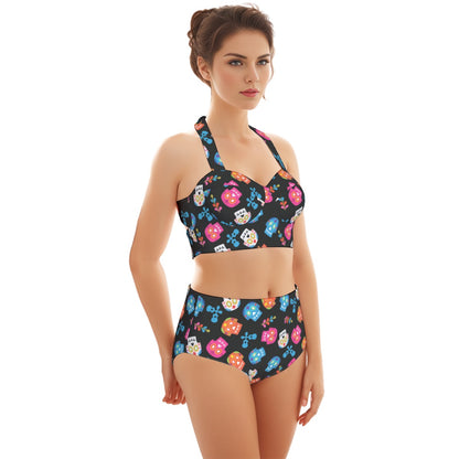 Coco Women's Swimsuit Set With Halter