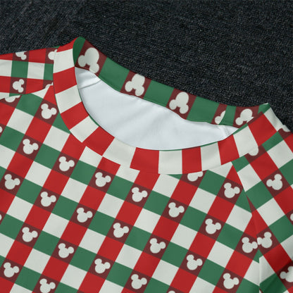 MM Christmas Plaid Women's Raglan Sleeve Pajama Set