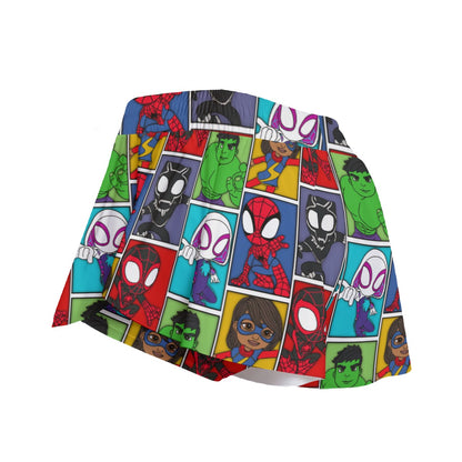 Amazing Friends Women's Sport Skorts With Pocket