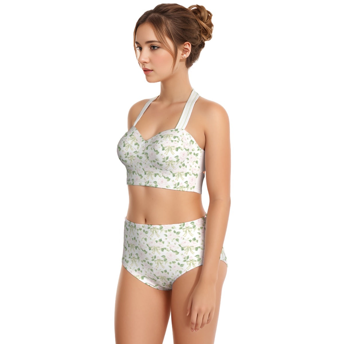 Camilla Women's Swimsuit Set With Halter