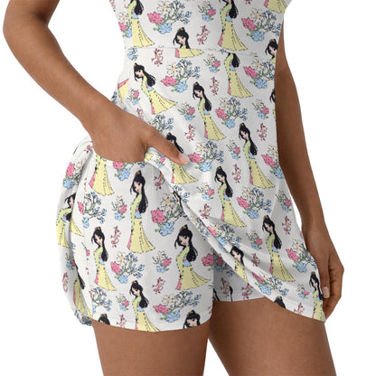 The Honorable Princess Women’s Athletic Dress With Built‑In Shorts