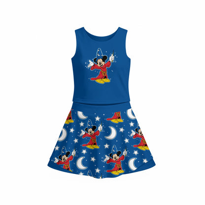 Sorcerer Girl's Sports Tank & Skort Set