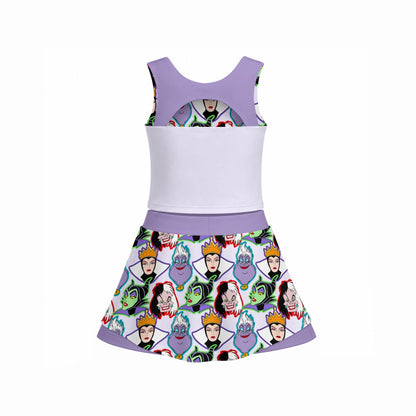 Evil Villains Women's Sports Tank & Skort Set