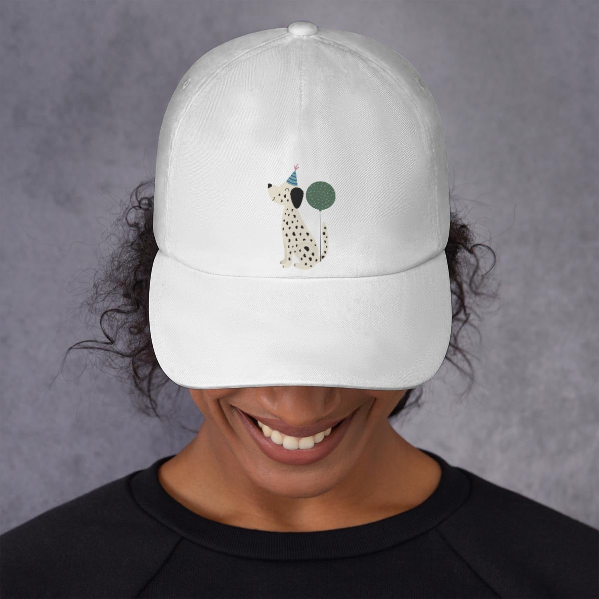 Party Pups Dalmatian Peaked Cap