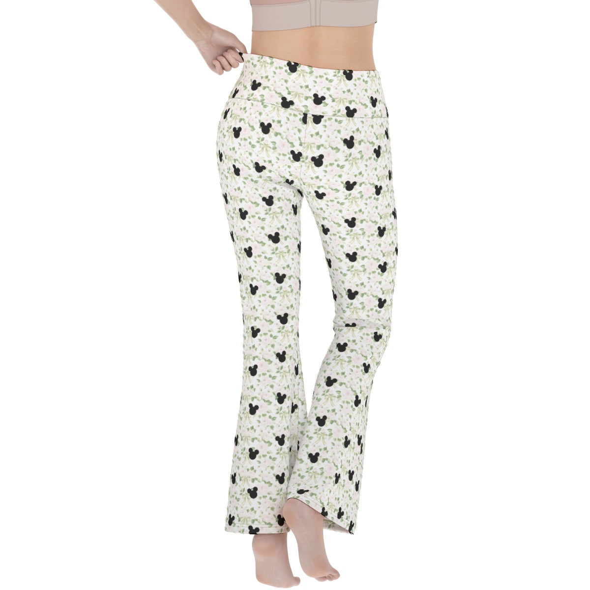 Garden Floral Women's Flare Yoga Pants