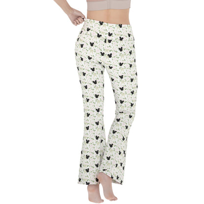 Garden Floral Women's Flare Yoga Pants