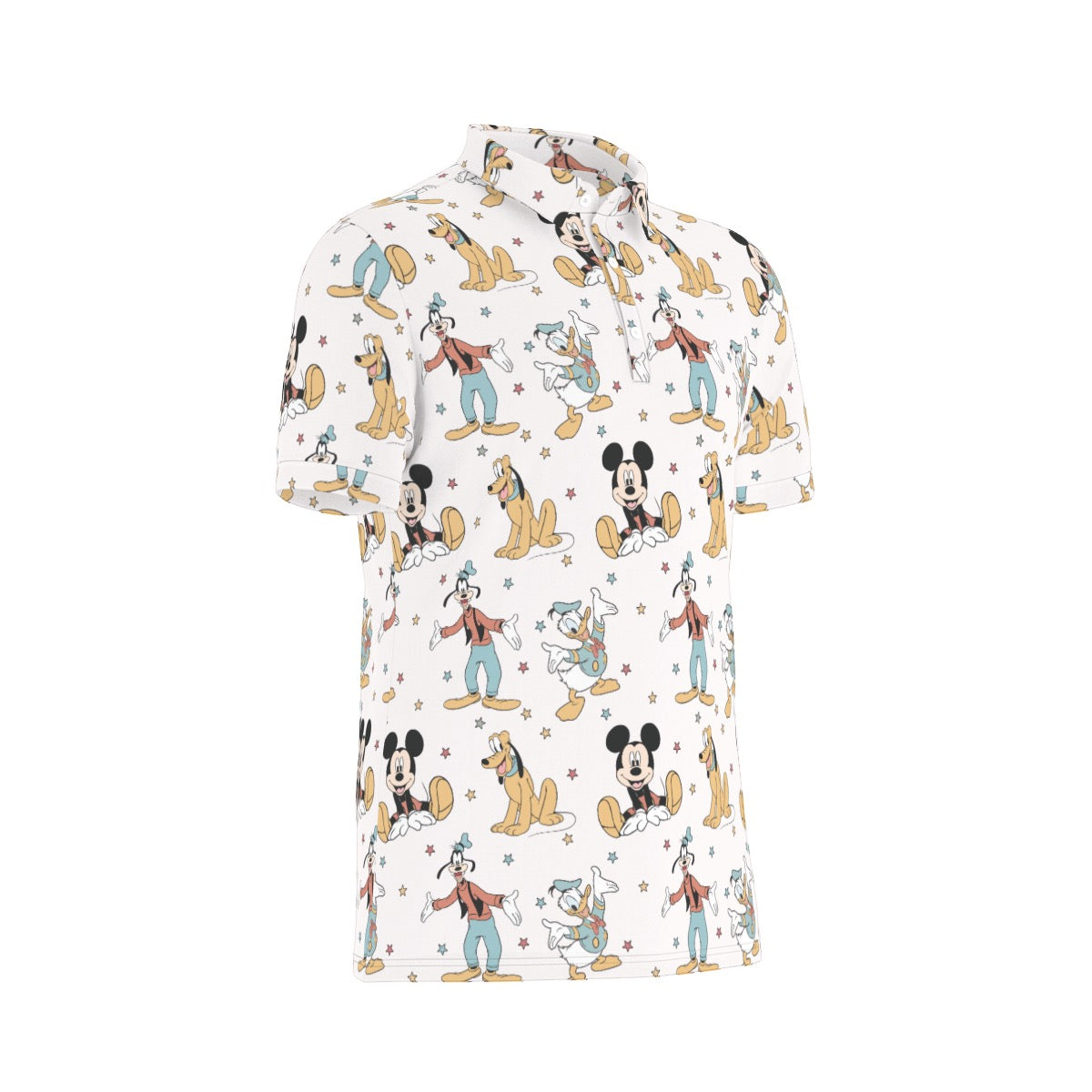 MM & Friends Men's Stretch Collar Polo Shirt