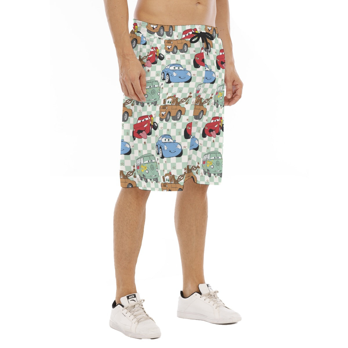Lightening Men's Tether Loose Shorts With Pocket