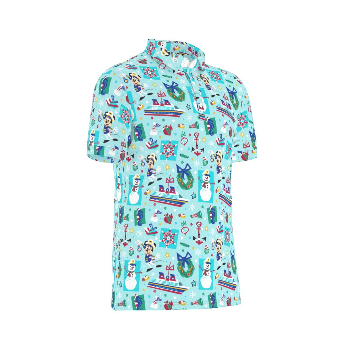 Holiday Cruise Men's Stretch Collar Polo Shirt