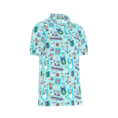 Holiday Cruise Men's Stretch Collar Polo Shirt