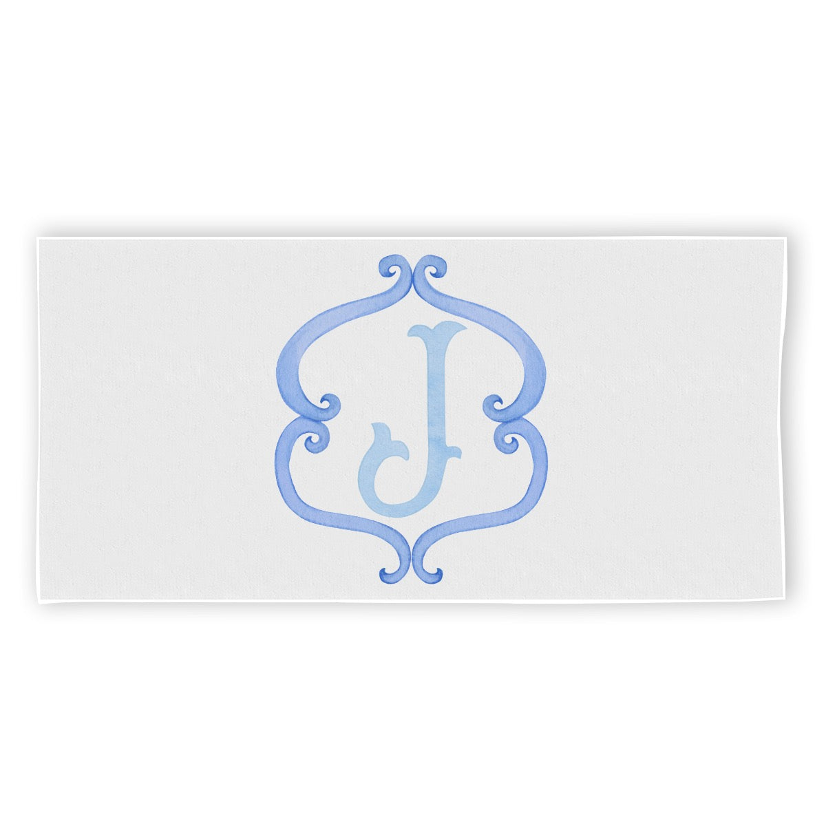 J Monogram Towel