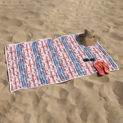 Patriotic Stars & Stripes Towel