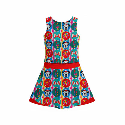 Christmas Icon Girl's Sports Tank & Skort Set