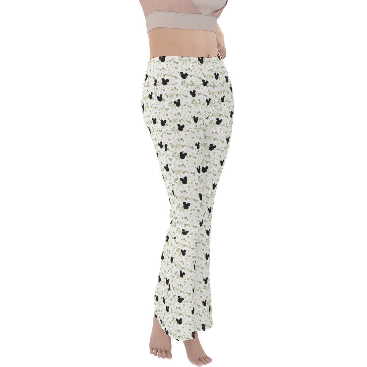 Garden Floral Women's Flare Yoga Pants
