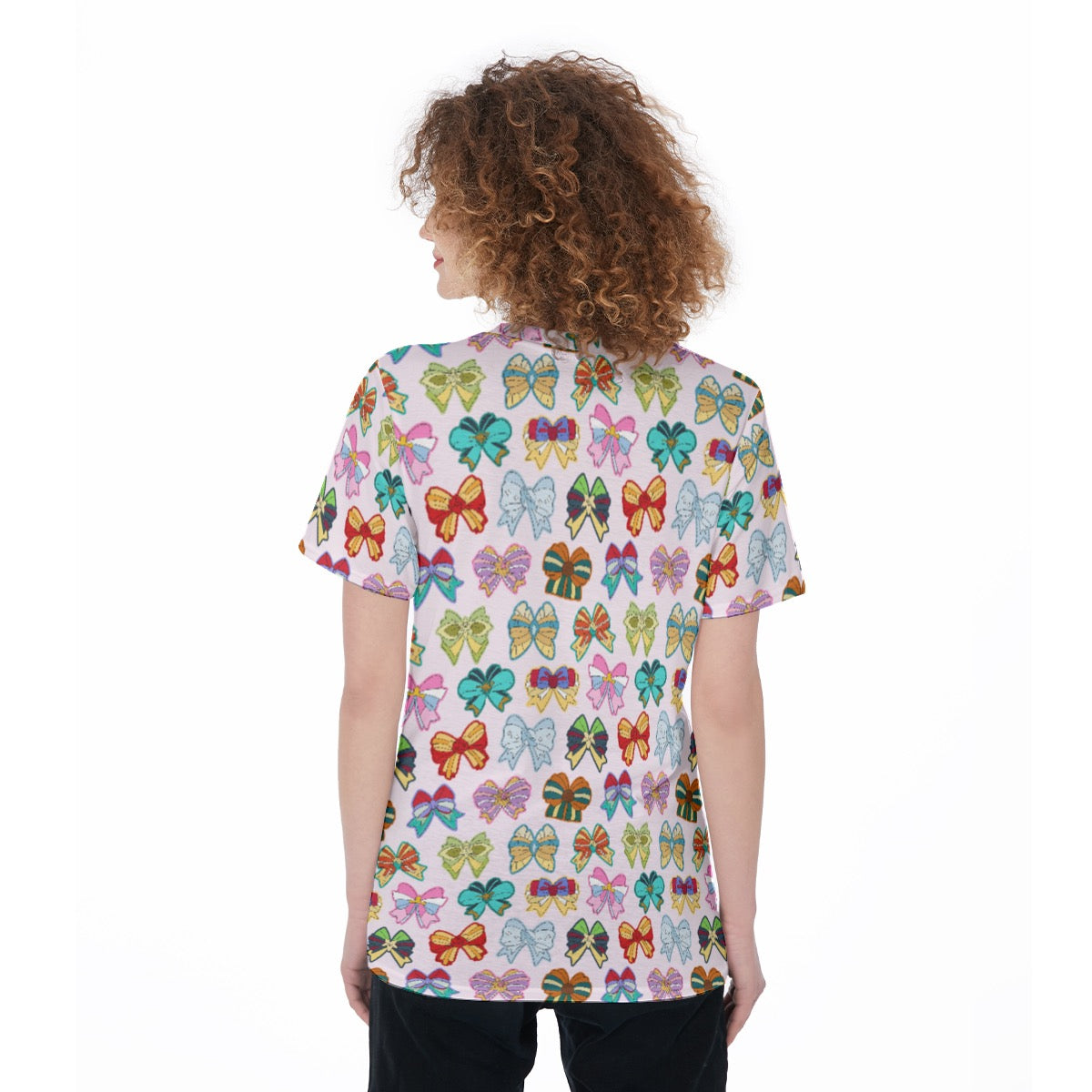 Princess Bows Women's O-Neck T-Shirt|180 GSM Jersey
