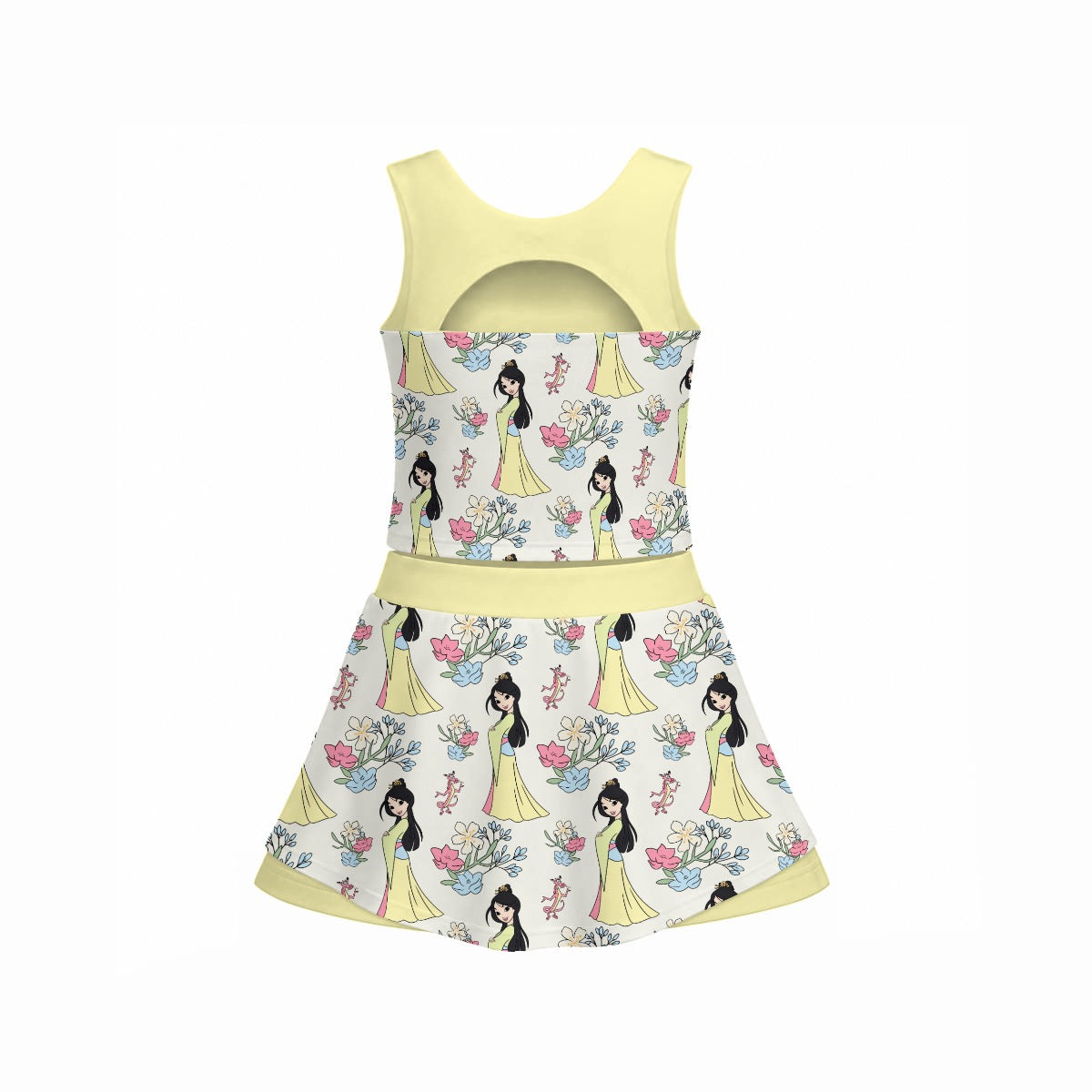 The Honorable Princess Girl's Sports Tank & Skort Set