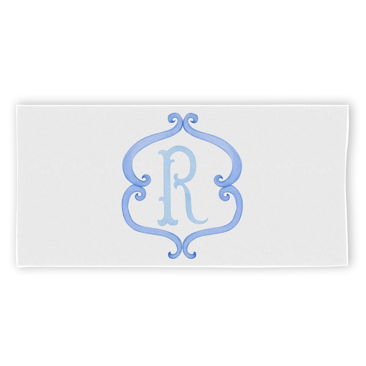 R Monogram Towel