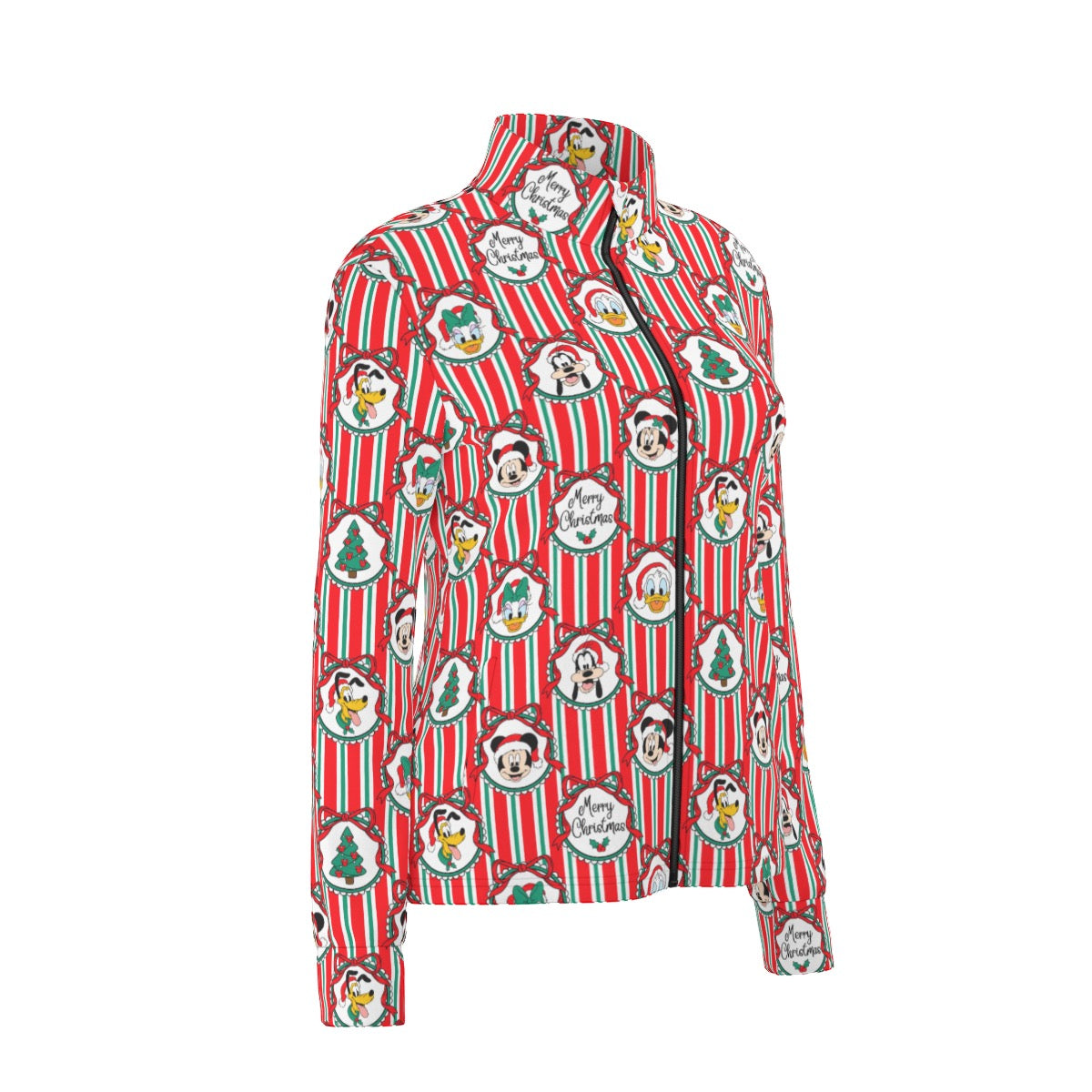 Classic Christmas Frames Women's Long Sleeve Thumbhole Jacket