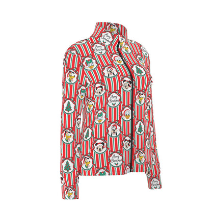 Classic Christmas Frames Women's Long Sleeve Thumbhole Jacket