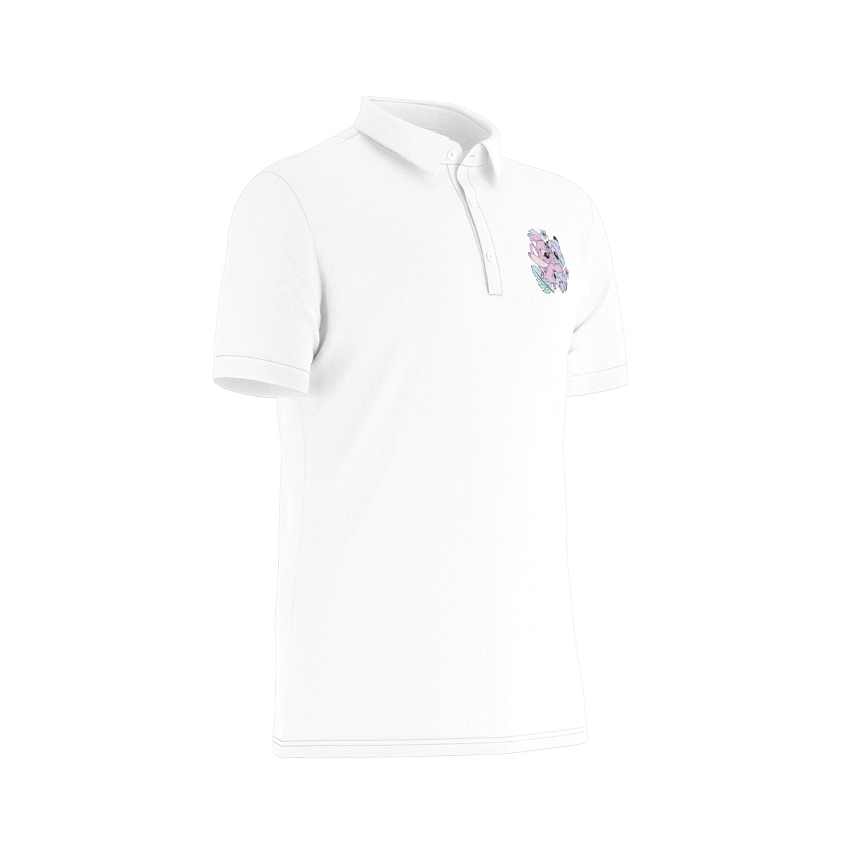 Friendly Aliens Men's Stretch Collar Polo Shirt