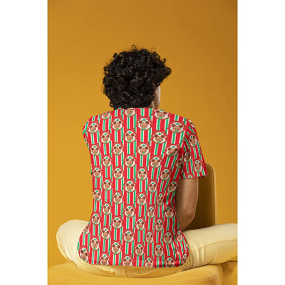 Christmas Cookie MM Stripe Men's O-Neck T-Shirt