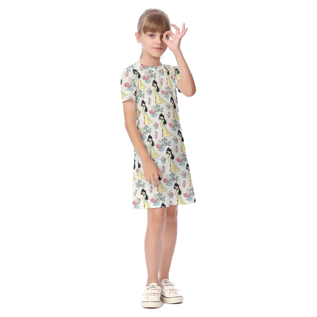 The Honorable Princess [smaller print] Kid's Short Sleeve Dress